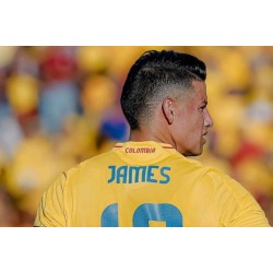 James Rodríguez liet tranen van emotie vloeien toen hij naar zijn Colombiaanse shirt keek James Rodríguez liet tranen van emotie vloeien toen hij naar zijn Colombiaanse shirt keek